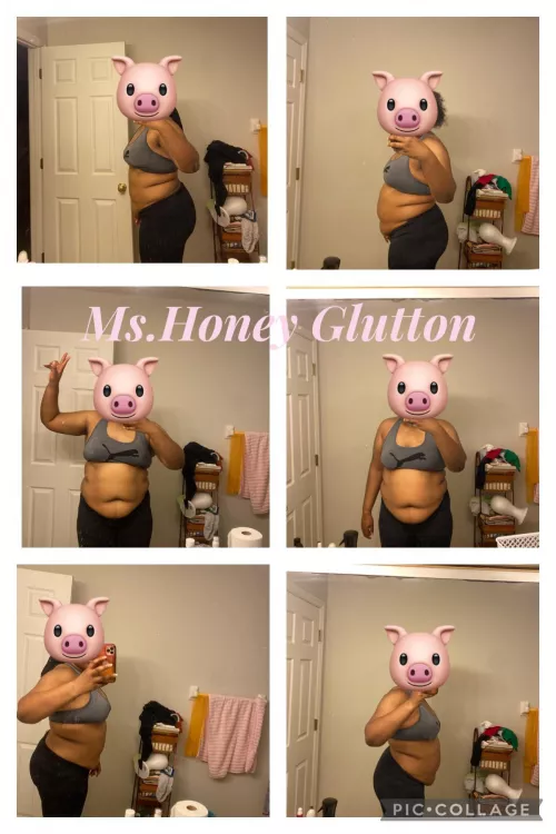 When your body fat goes up by 9% and it hasn’t been two months yet 🥳🥳 Belly starting to hang real nice by Mshoneyglutton