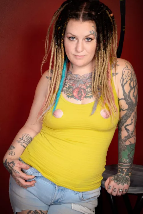 When your nipples color compliments your tank top. by itookpictures