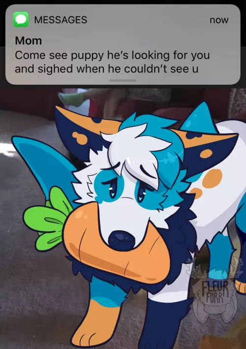 When your partner goes out of town (@/Fleurfurr on twitter) by Fleurfurr