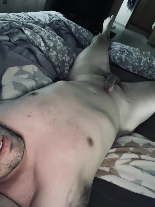 When you’re 6’7” you don’t always fit on the bed… by Tall_Michigander