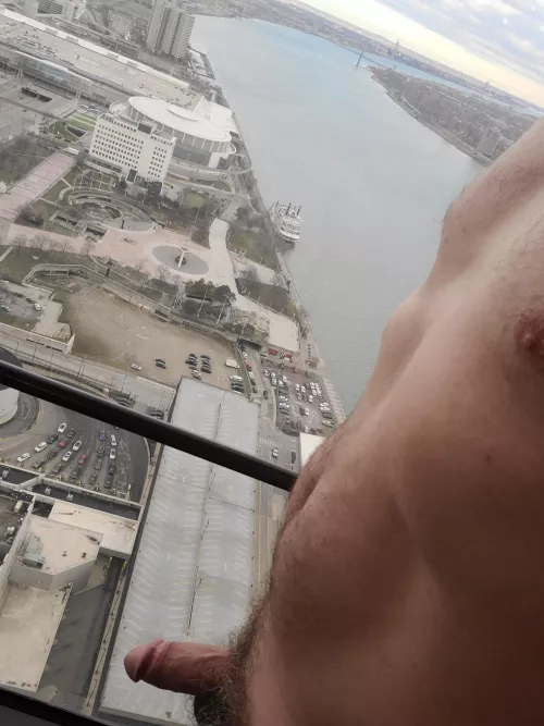 Whenever I a(m) in a hotel, the window shades are open and the clothes are off. by Soggy-Two5106