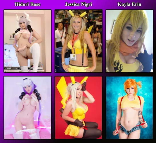 Which Cosplayer Had The Best Glow Up? by Mister_Roshi