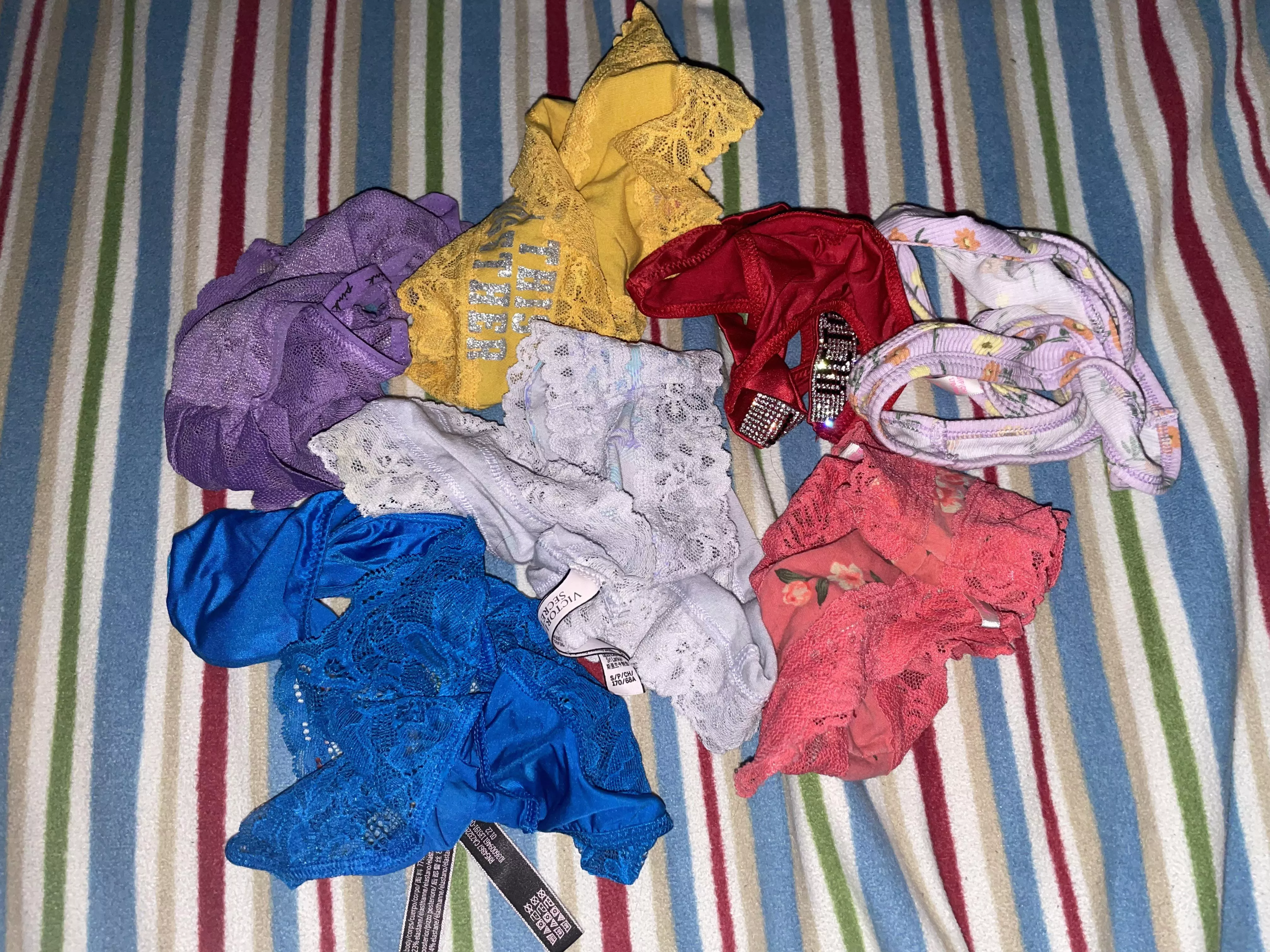Which of her panties should I make a mess in posted by Creammachine293