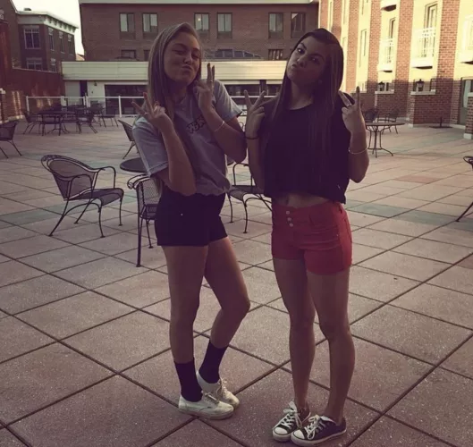 Which sister? Left (19 years and 9 months)? Or right (18 years and 3 months)? by bllmj89