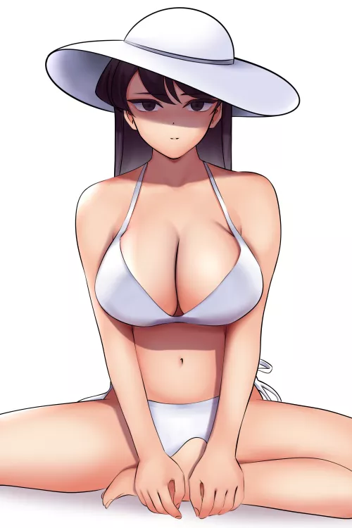 White Bikini Komi (atjane ) [Komi Can't Communicate ] by sequence_string