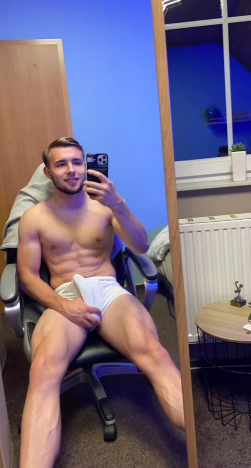 White boxershorts makes the difference by blondboyjan