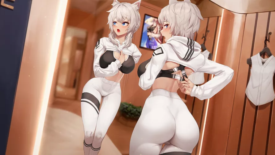 White leggings [Artist's Original] by x54dc5zx8