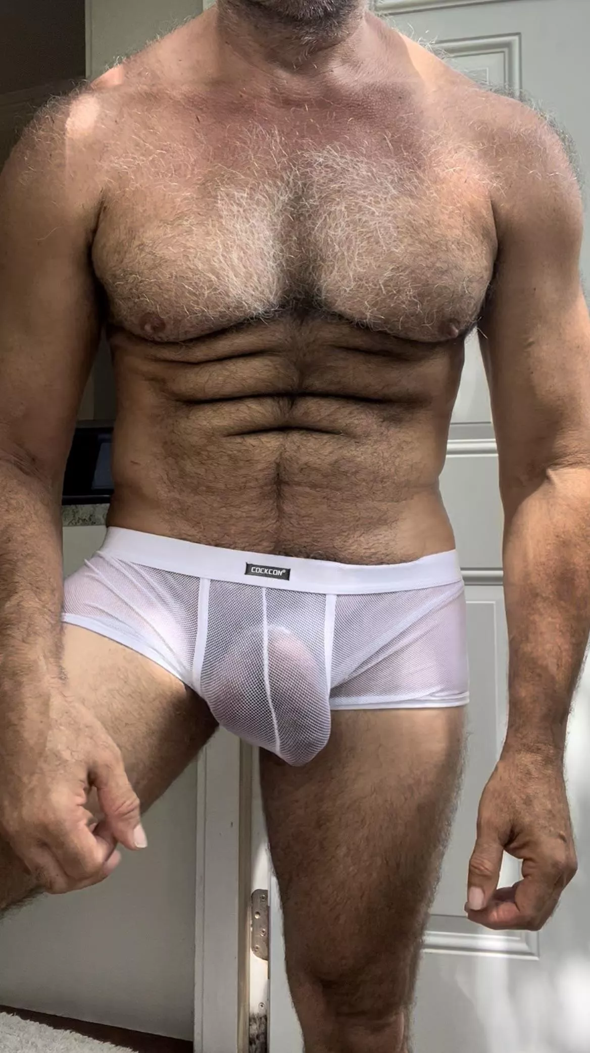 White mesh posted by Xlhungbigdaddy
