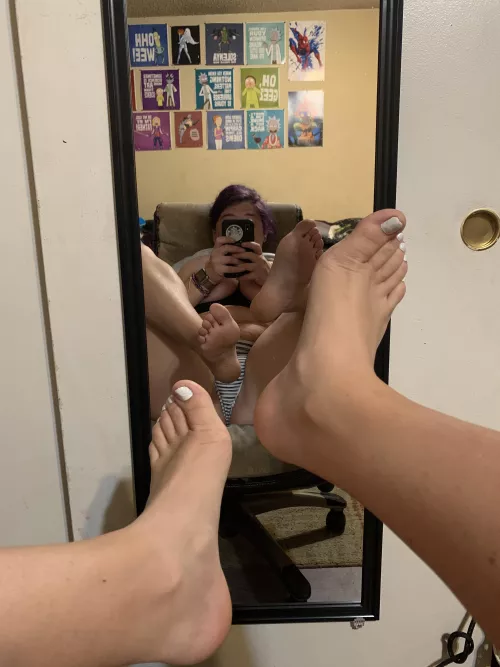 White panties and white toes by ginab3an