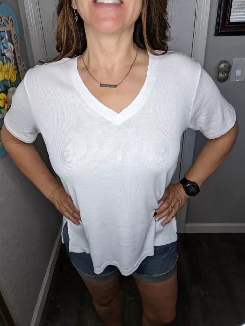 White tshirts are the best....can you tell? by hottmomof2