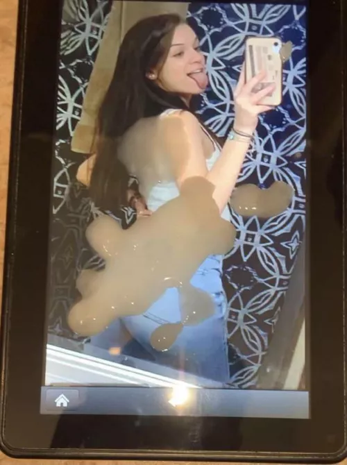 Who can cumtrib this slut like this, need a vid. HMU if serious by Tiny-Pea1767