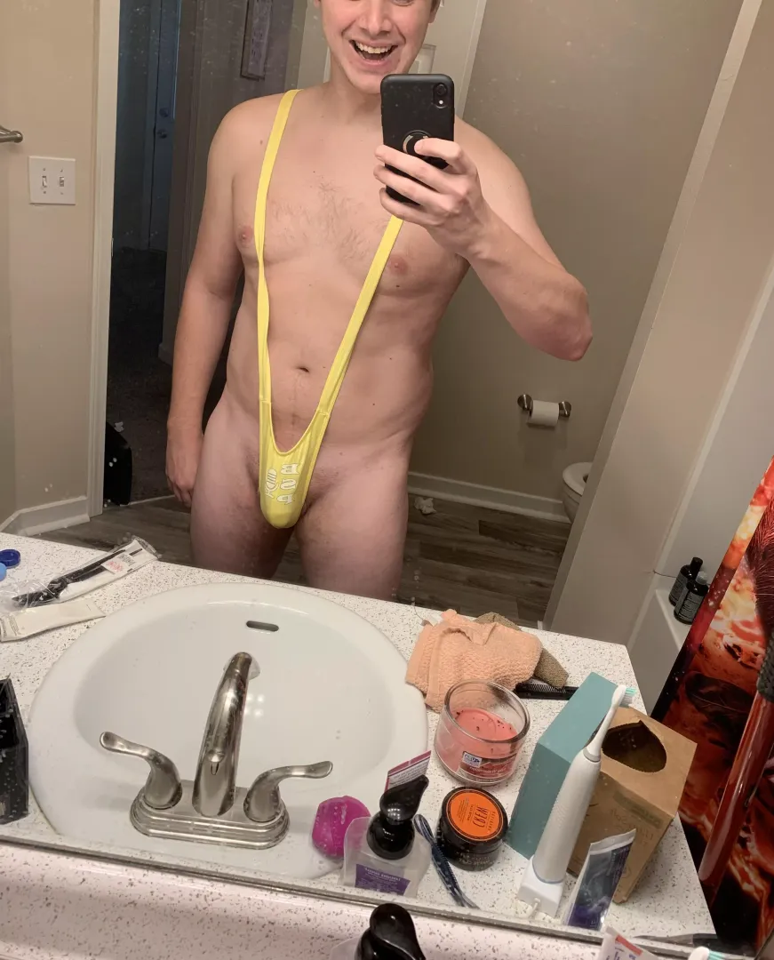 Who doesn’t love a mankini? by hottubsexmachine18