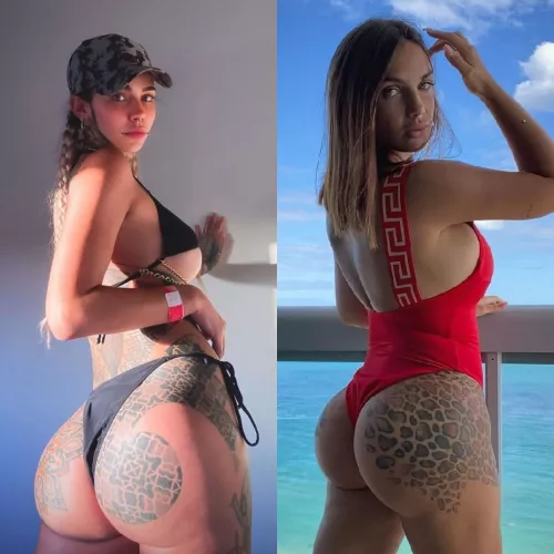 Who has the biggest ass? Fishball or Elettra Lamborghini? by Oscar996