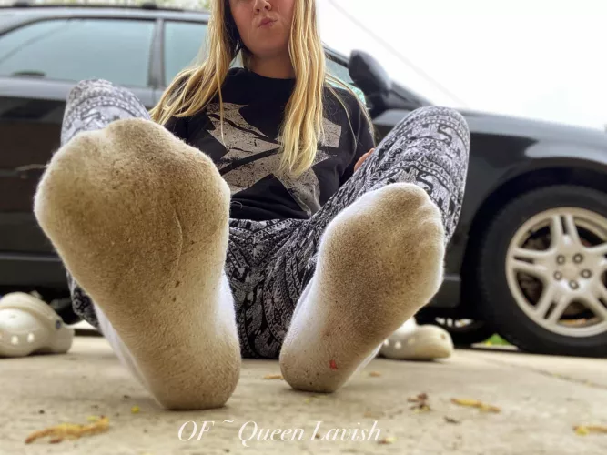 Who here likes dirty socks? 😜 by FootQueenLavish