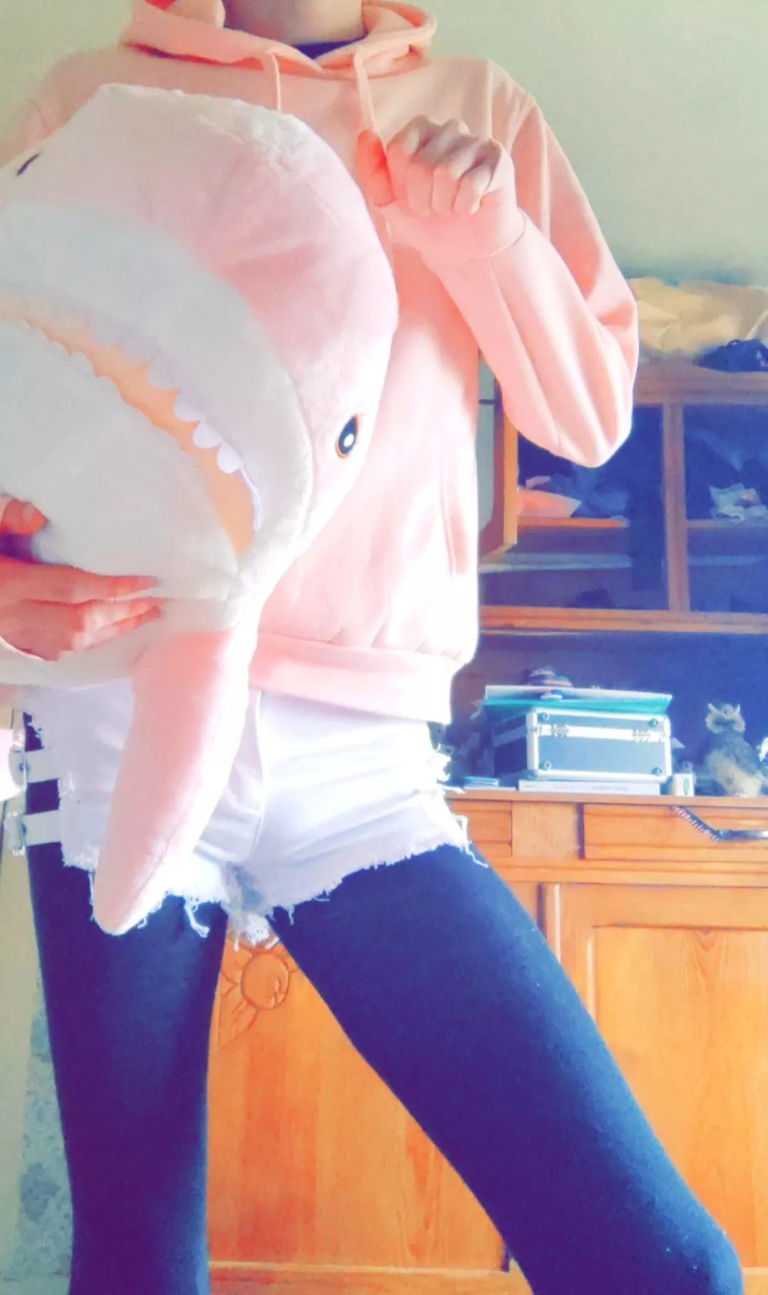 who is cuter? me or the shark? posted by Princess_Koda