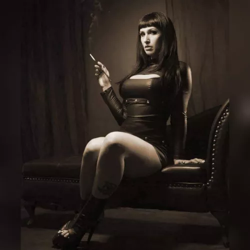 Who is going to be My ashtray-bitch? by Goddess_Hellfire