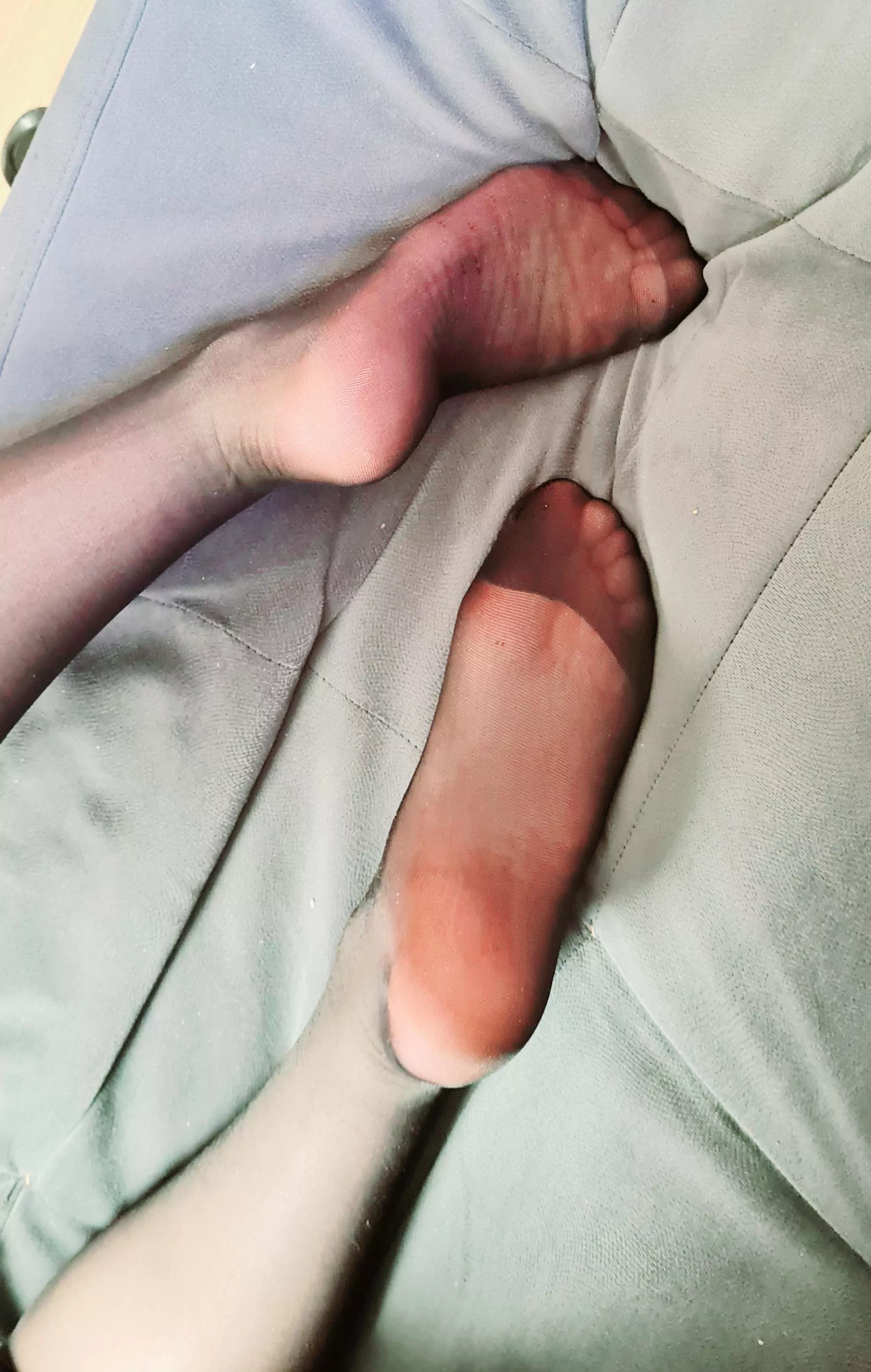 Who likes see-through nylons? posted by No-Nefariousness8872