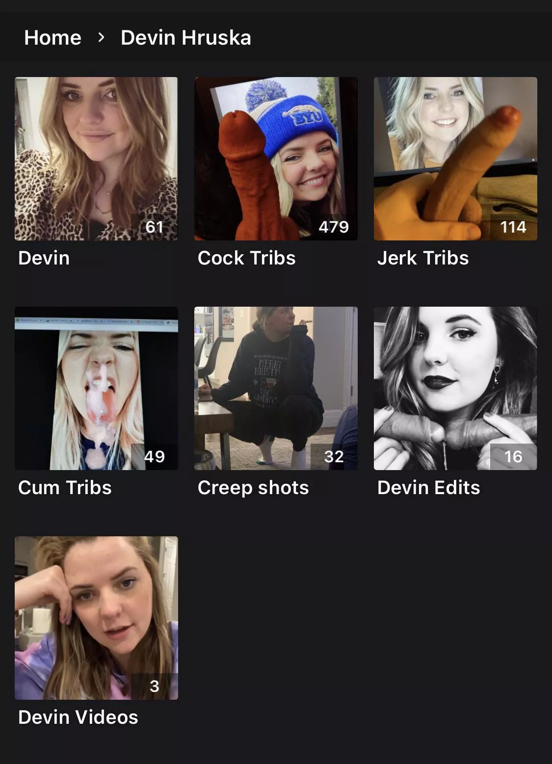 Who wants to add to my collection? Looking for tributes and/or edits. My cousin Devin needs it! Dm me, snap me or kik me if interested. (Snapchat and kik are in bio) posted by Naughtymormon01