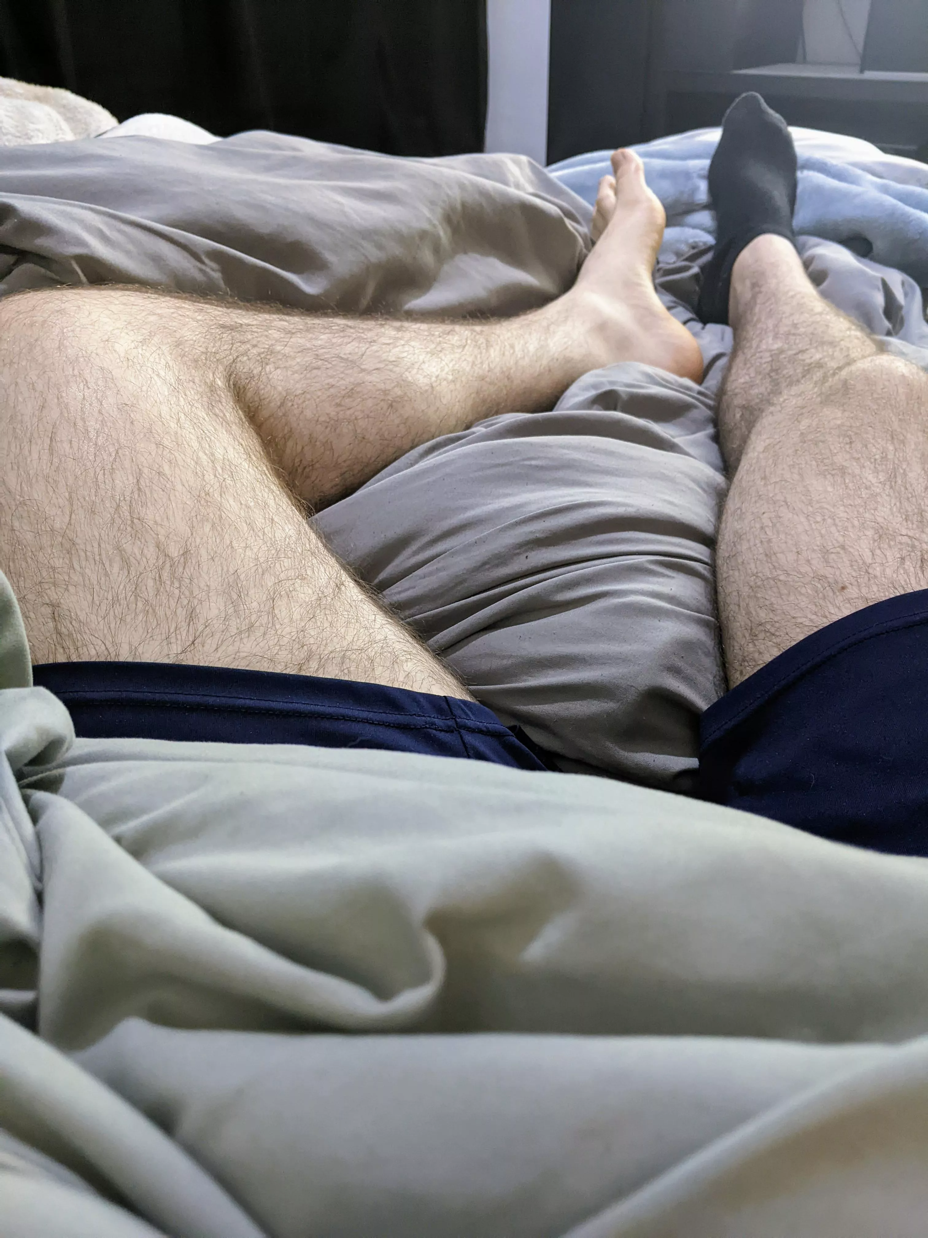 Who wants to rub em while I watch TV? posted by IndividualDetail