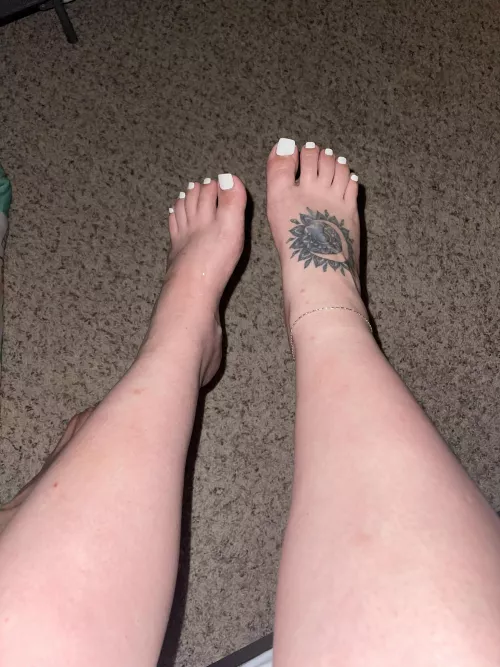 who wants to stroke all night and send for my pretty feet 👣 by Alpha96fun