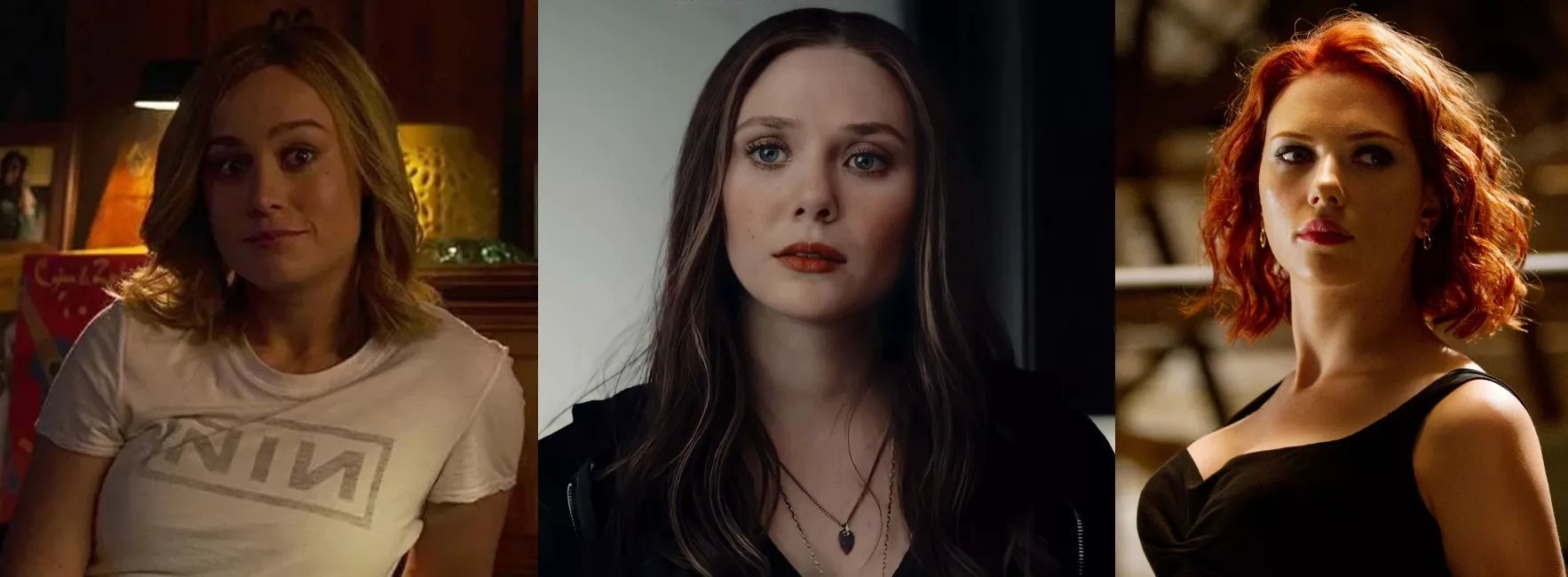 Who wins in an MCU blowjob contest between Carol Danvers, Wanda Maximoff, and Natasha Romanoff and which 3 Avengers are getting blown? posted by starlord78