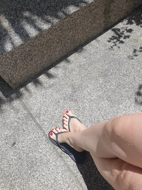 Who would enjoy the honor of drying off my wet feet? by YesAmelia