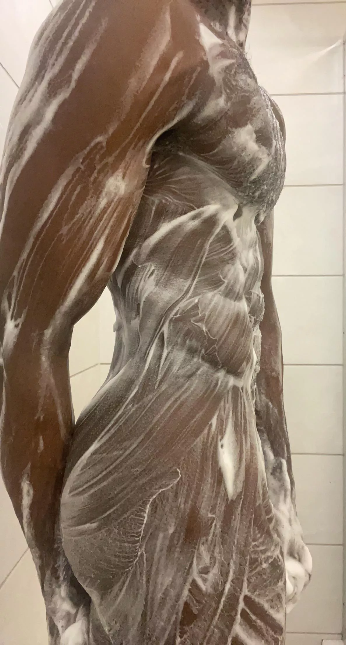 Whoever else soaped me up needs to finish the job and rinse me off too 🤨😝 posted by gymds