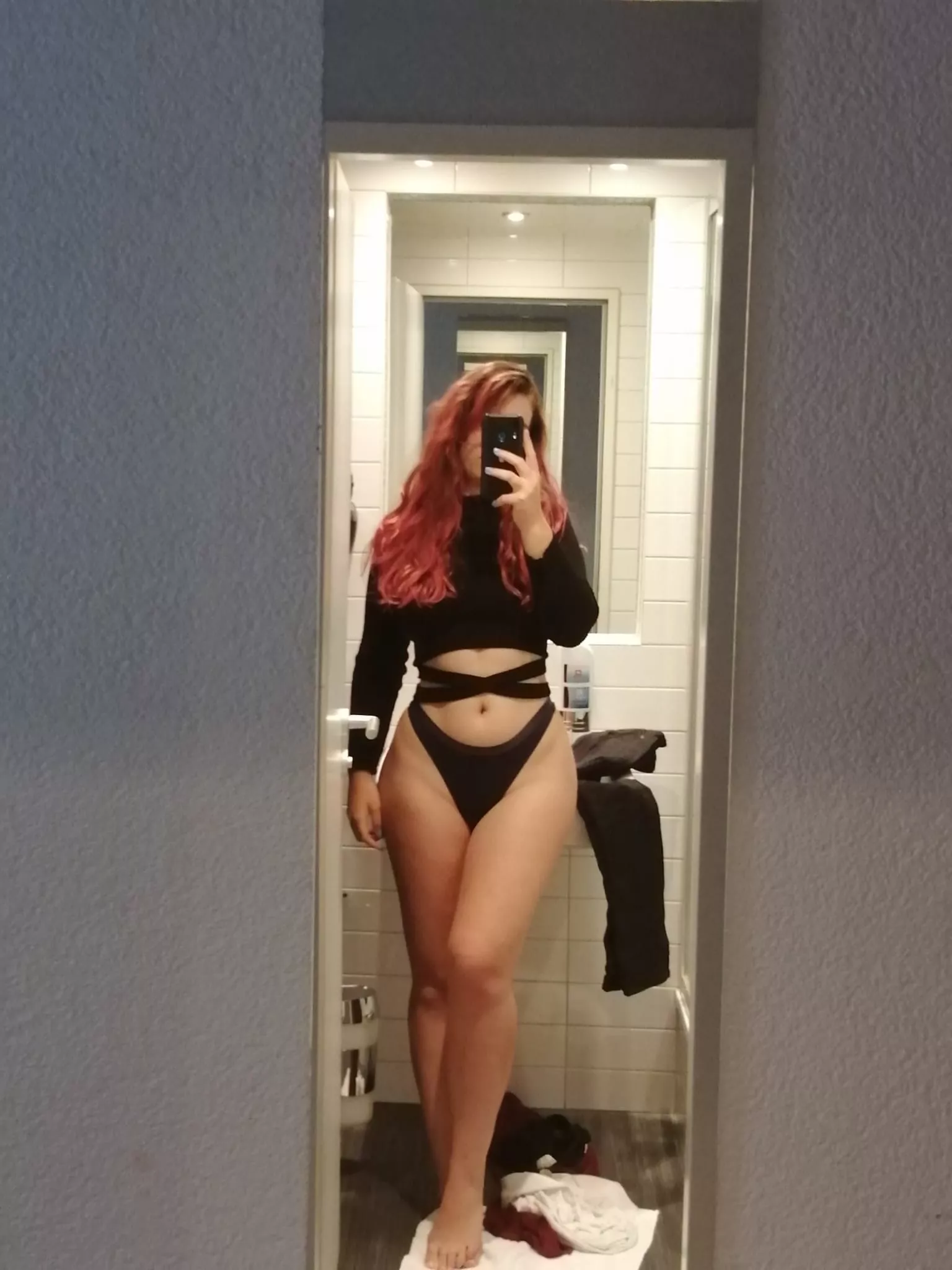 Whoever said blondes are more fun has never spent the night with a pink haired girl posted by thehornypharoah