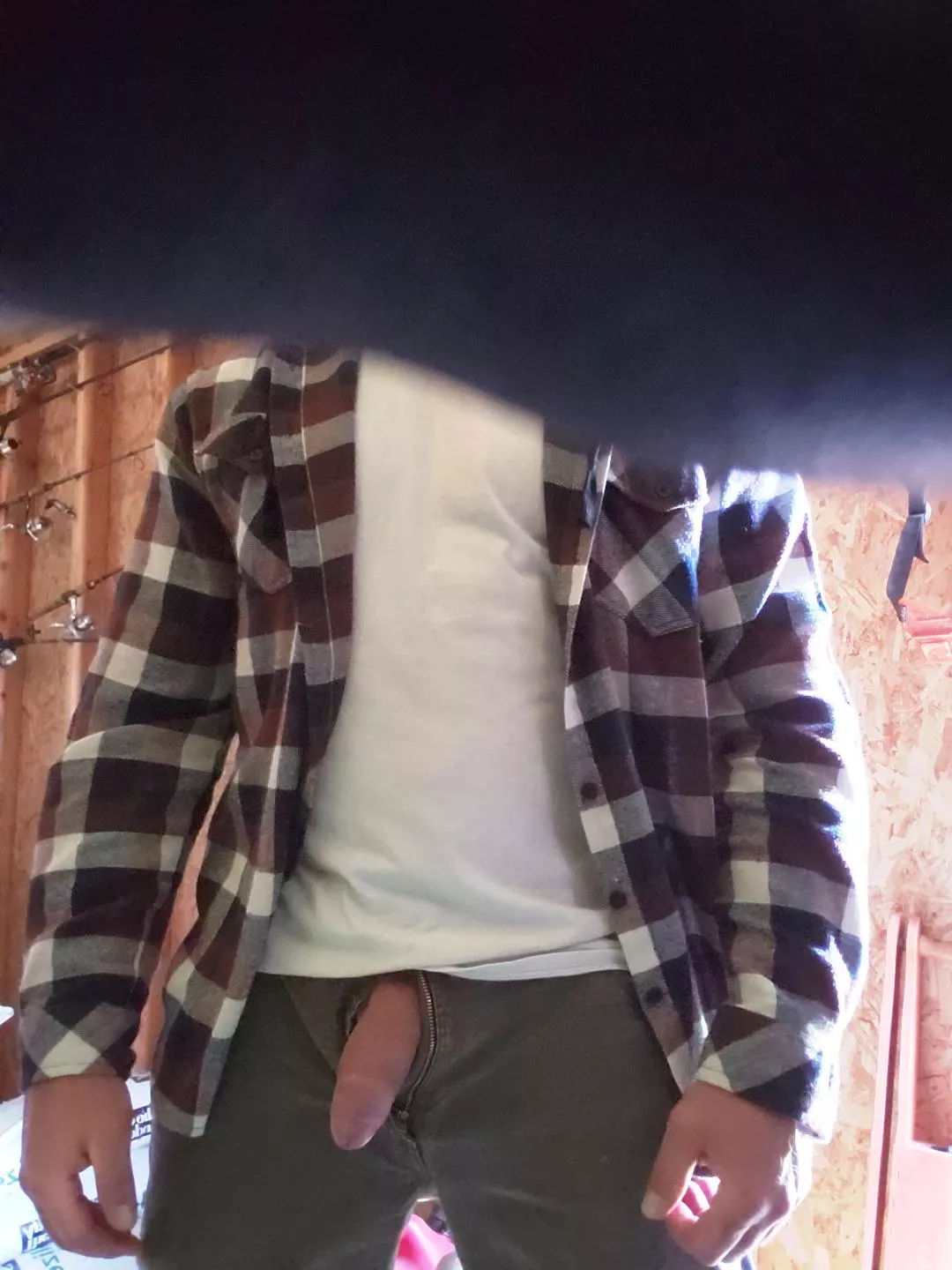 whoops... out in the building and my dick fell out (35) posted by greatimes243