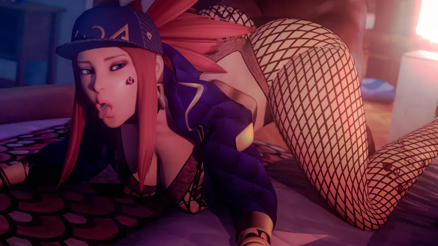 whore of the rich kda akali (BlackedLila) by AkaliLoverxxx