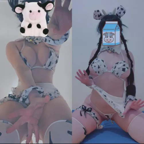 Who’s gonna milk me? 🥺🥛 by Dancebabydance67