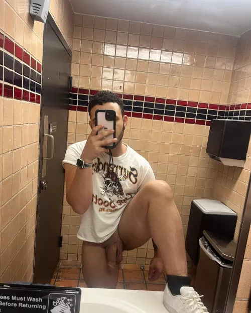 Who’s gonnna get on their knees in my jobs bathroom? by Badboy-baby