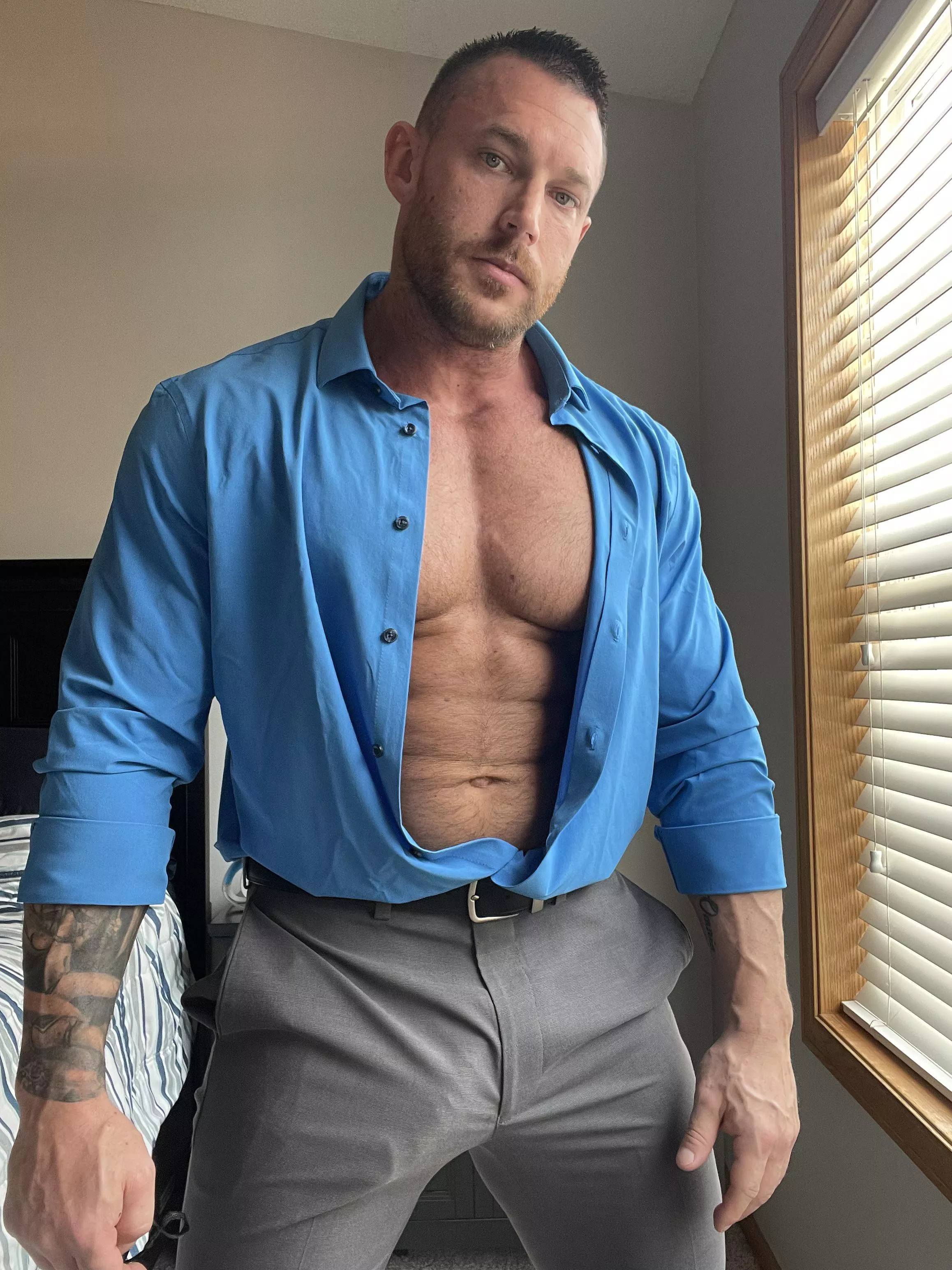 Who’s ready to work? 😈 posted by ClydeXXXL