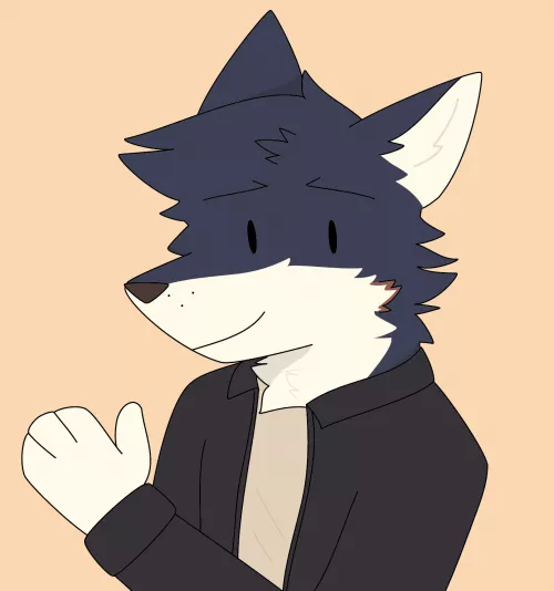 Who's that cool wolf with that friendly smile?🐺 (this is a fanart I made) @Littlef7072 on twitter by fox_somewhere