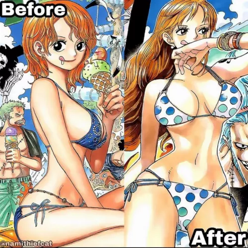 Why do people disprefer post timeskip Nami when both versions are perfect? by irlpeoplegoaway