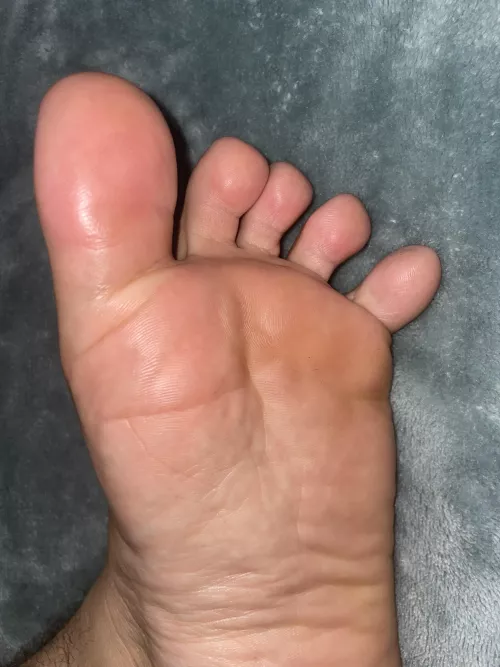 Why don’t you stick your nose in between my toes? by ricanfootdude