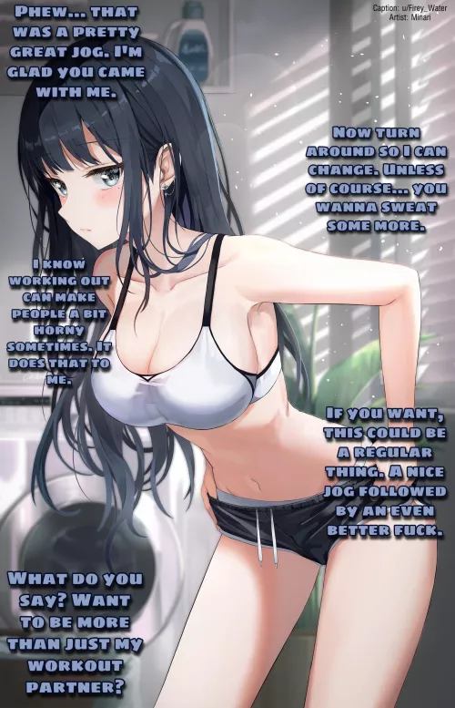 Why not get a second workout in? [FWB] [Implied Sex] by Firey_Water