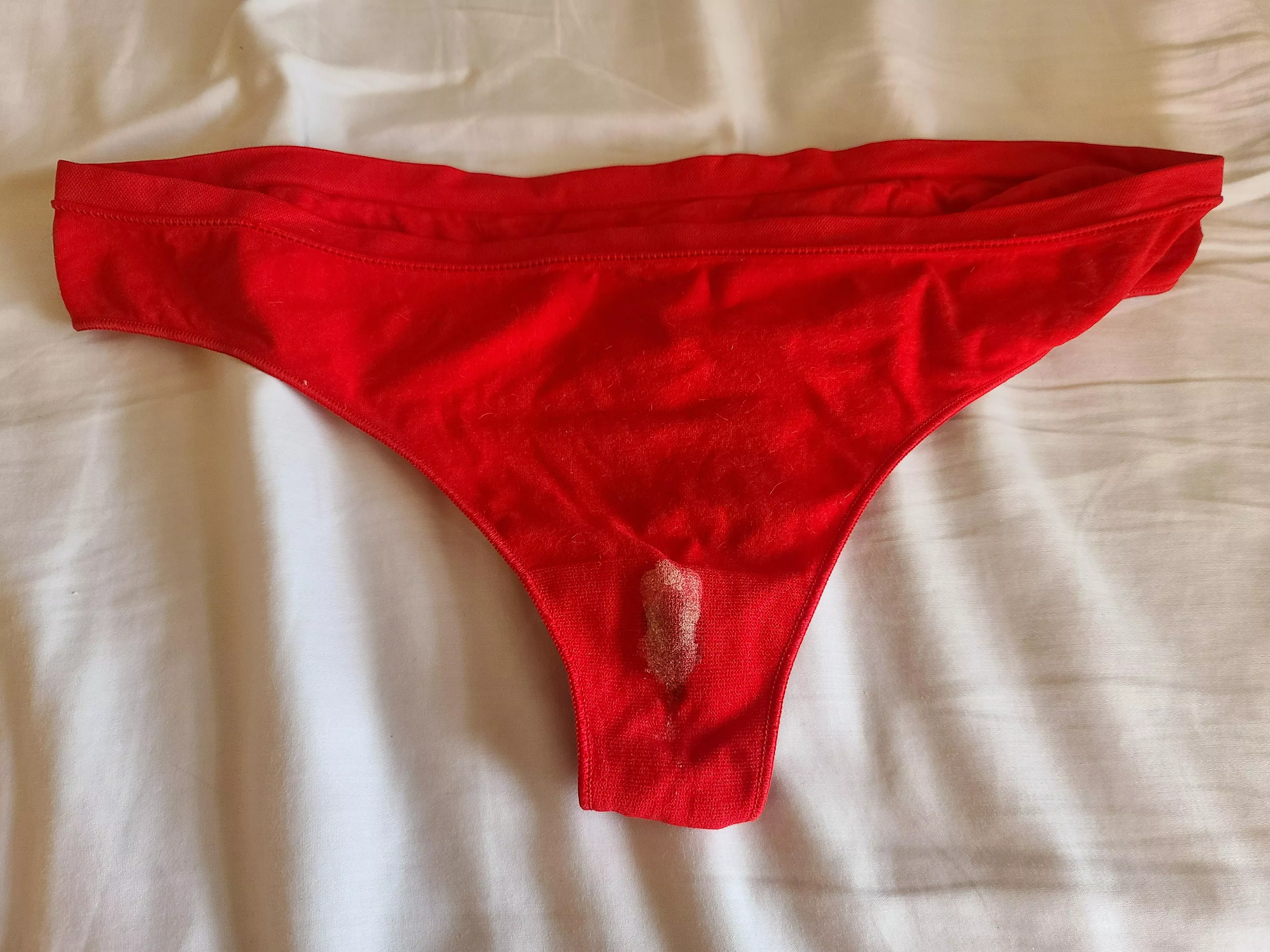 Wife creamed another thong at work. posted by Cut-Loose37