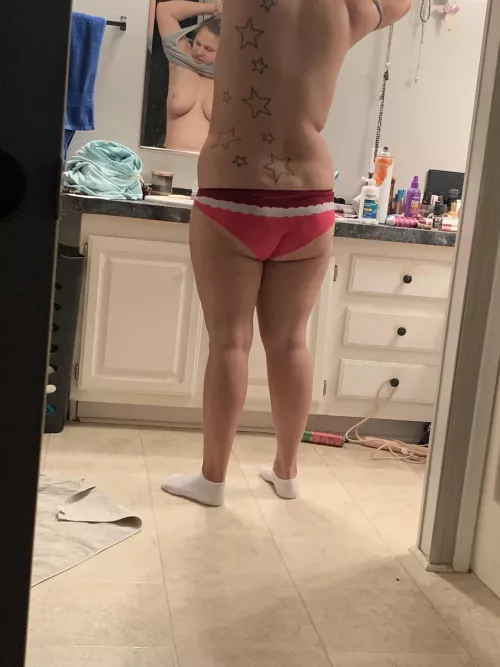 Wife getting ready for work by Affectionate_Rub_704