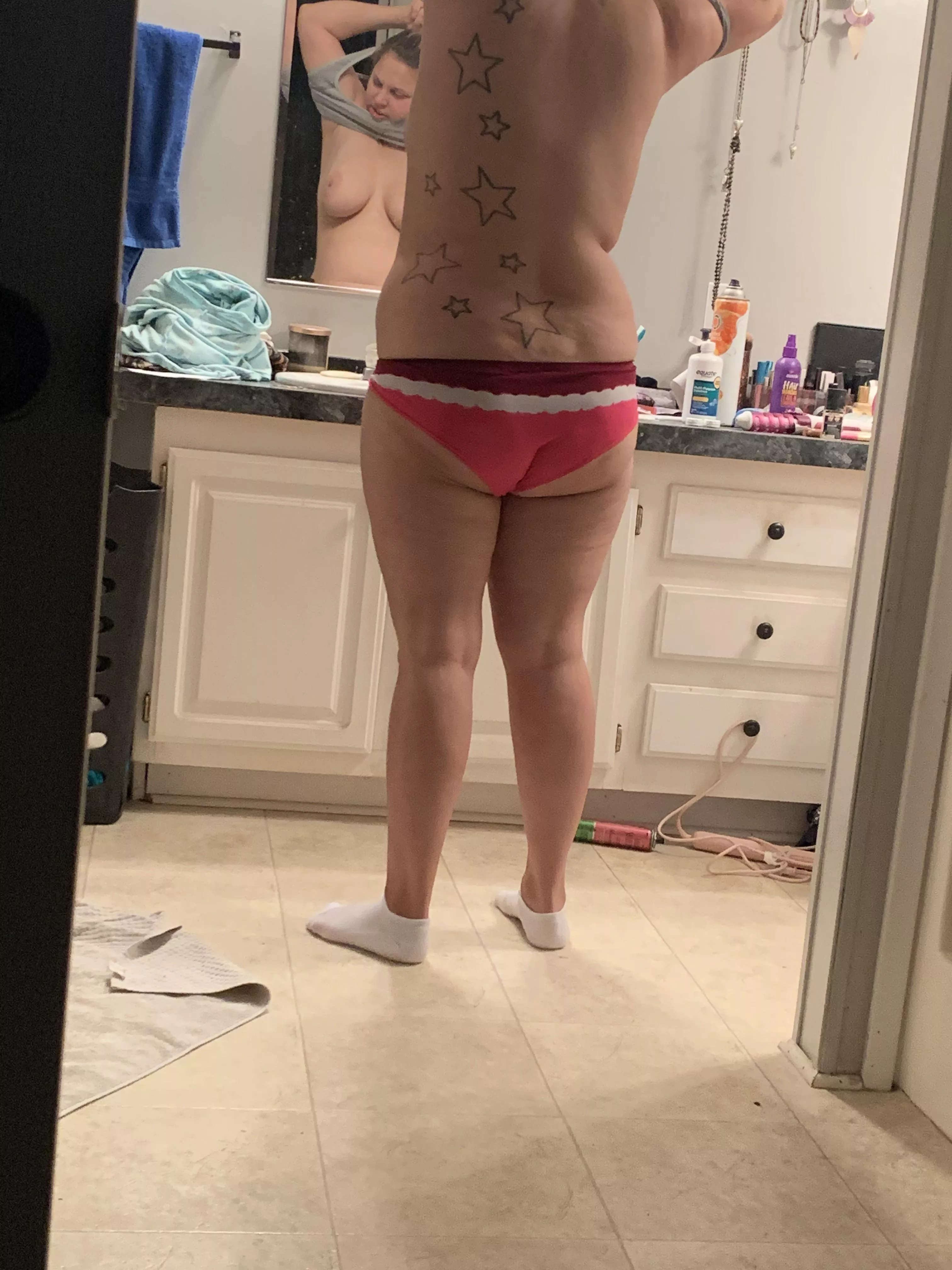Wife getting ready for work posted by Affectionate_Rub_704