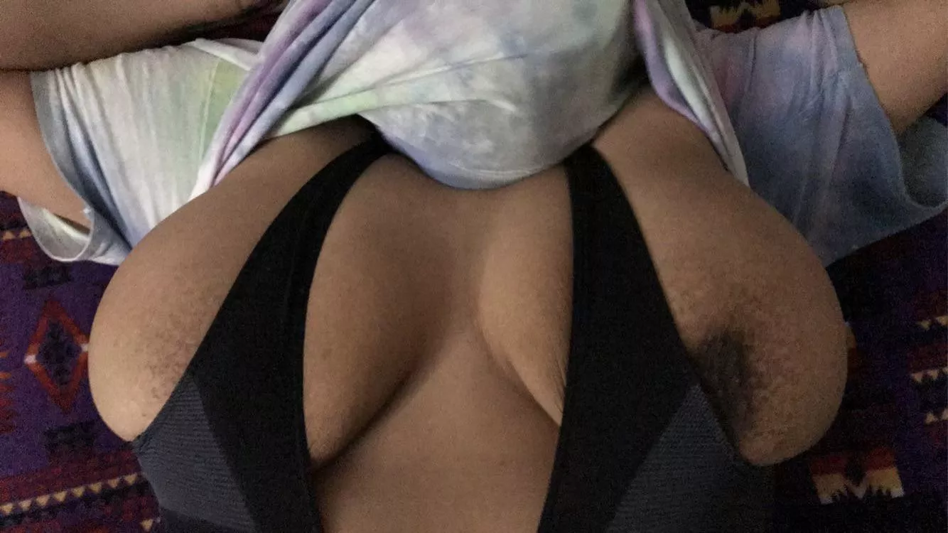 Wife’s big black tits. Verification pics cumming tonight. posted by SheaButterBonnie
