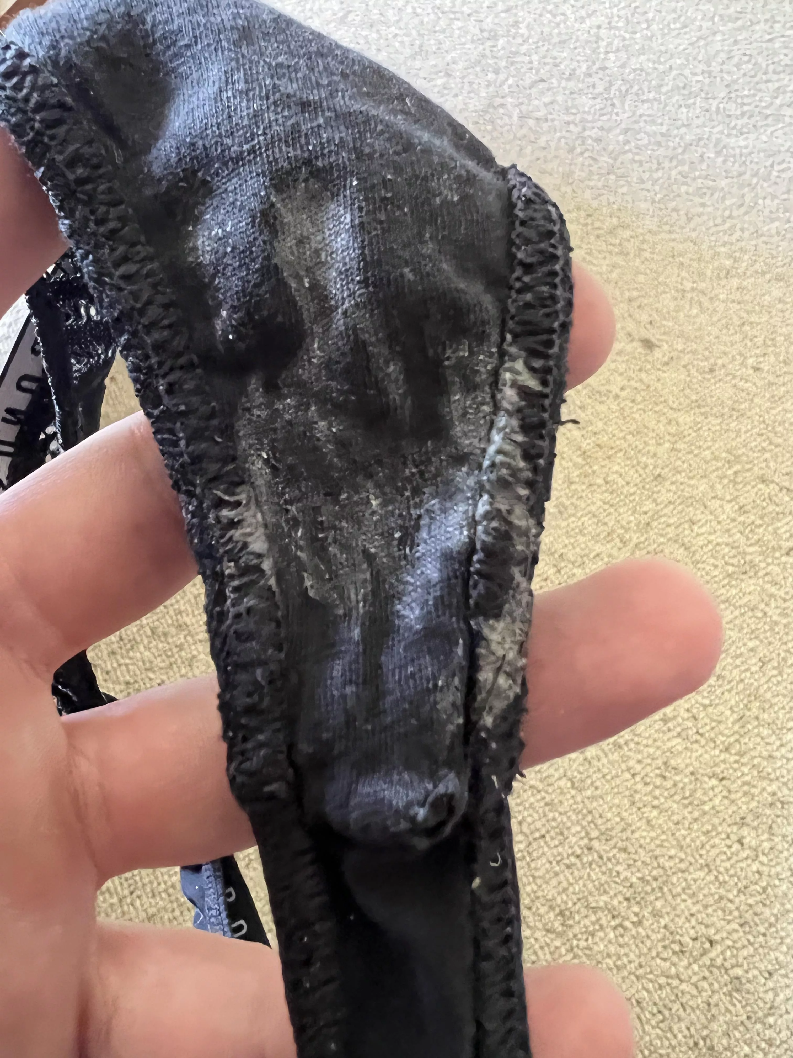 Wife’s creamy panties after Gym posted by Ksbs9188