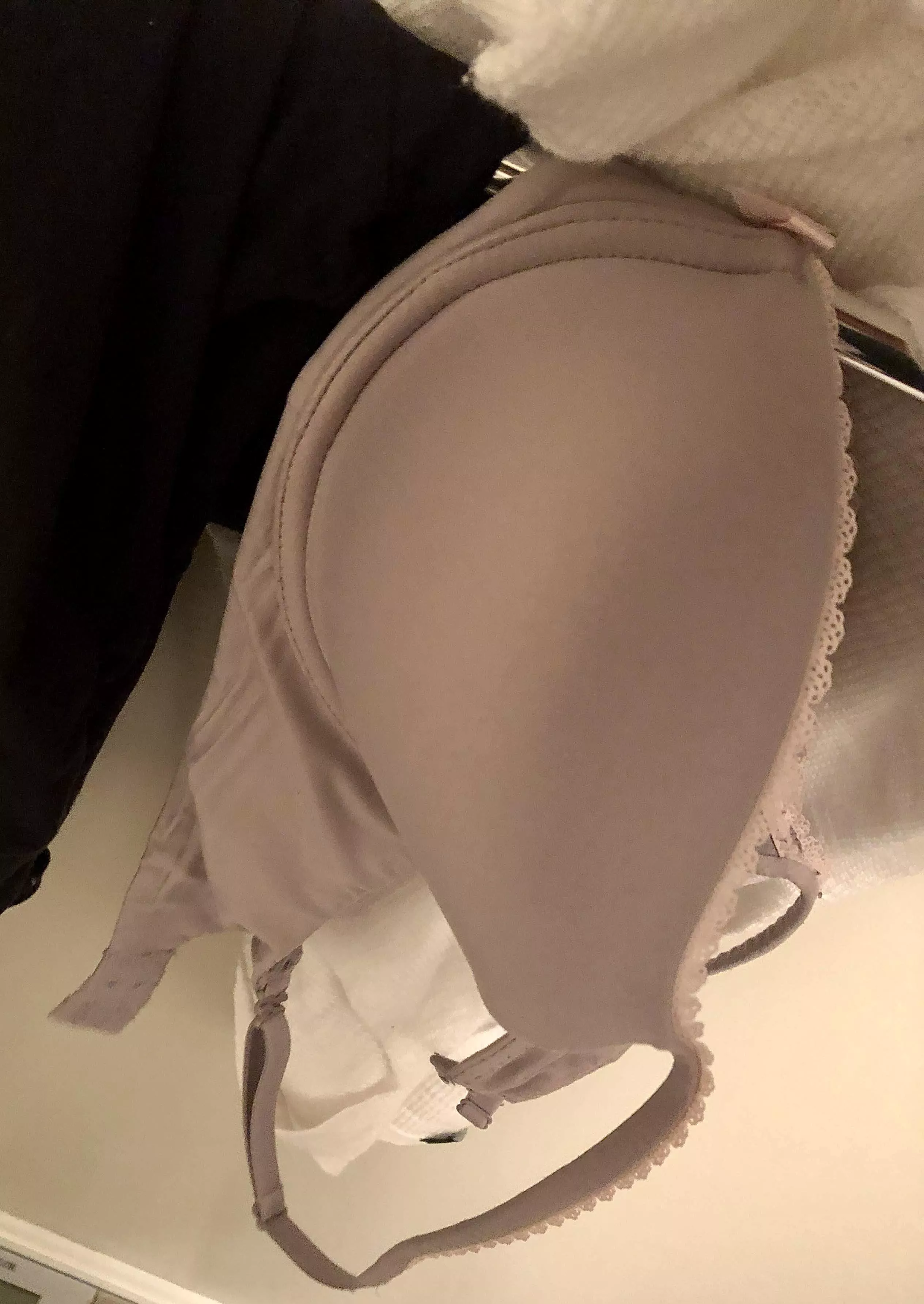 Wife’s friend spent the night and left this hanging in the bathroom. posted by GuyWhoShares85