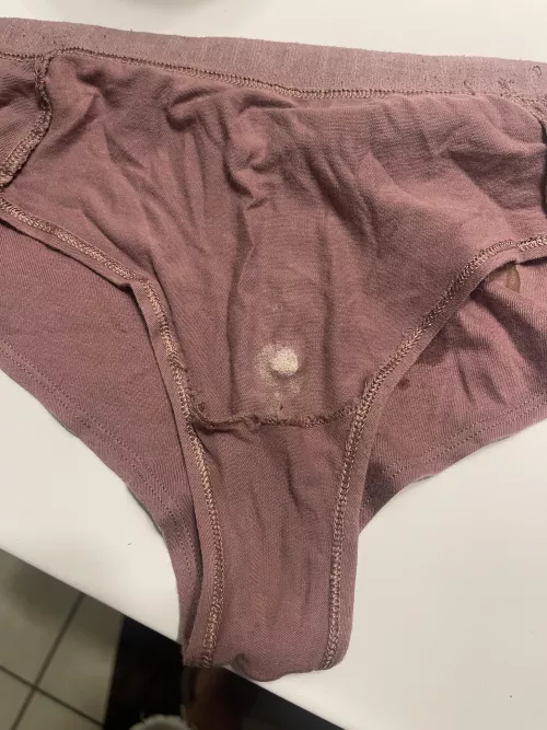 Wife’s panties smell so good. Might add some of my cum to them by Uncuthangstotheleft