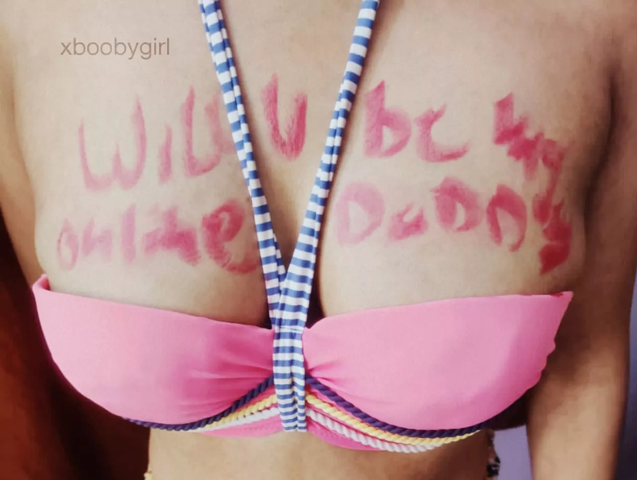 will u be my online daddy??? ❤️💝💋 posted by xboobygirl