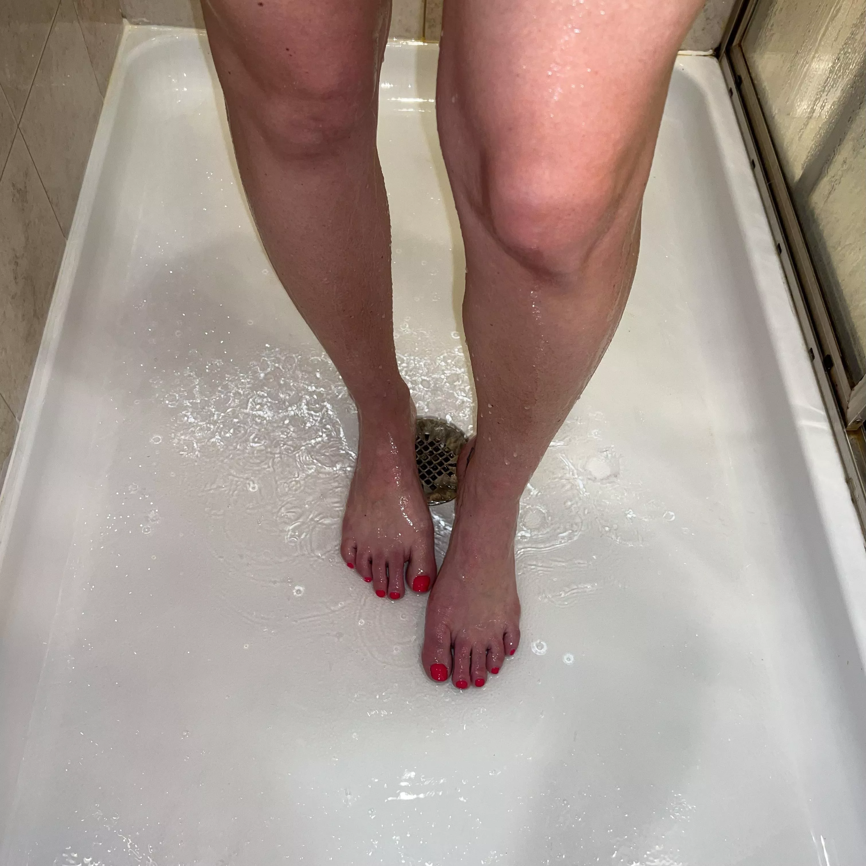 Will you come shower with me and wash my feet? posted by CamilaRyderX0