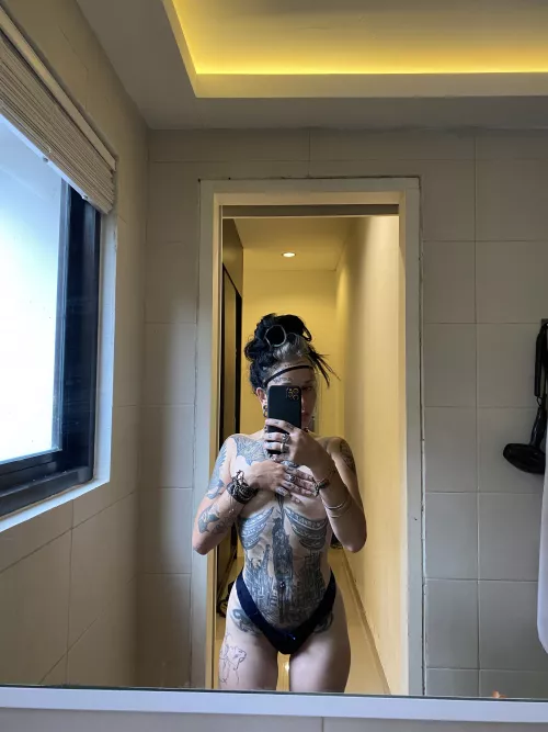 Will you get in my bathroom, baby? 💦 by thespottyhumility