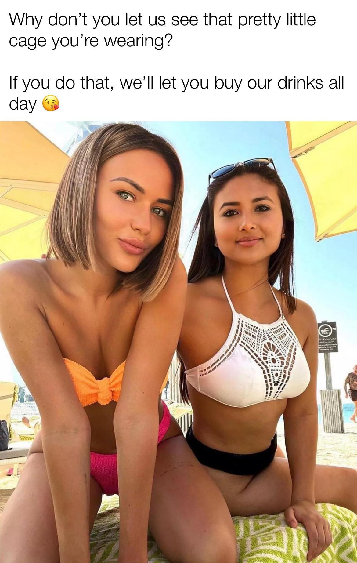 Will you show your cage to two Goddesses? posted by donlogan83