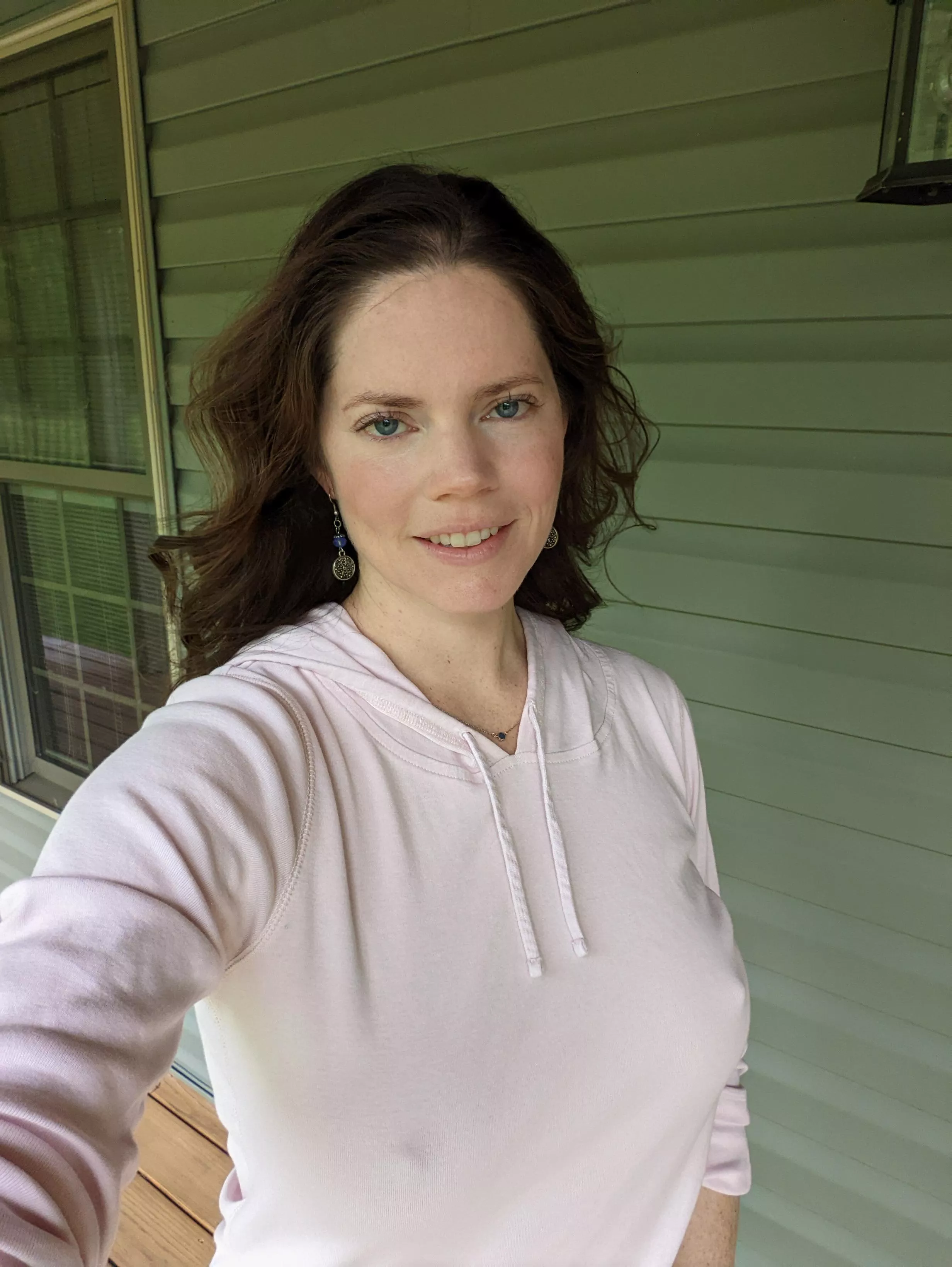 Windy, dreary day here... a little breeze on the nips still feels good! 😇 posted by funfitmlf