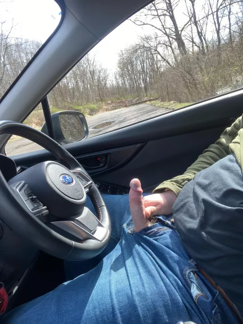 Wish someone would pull up next to me by bi1998boy